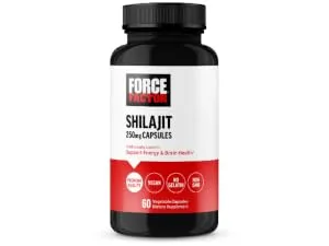 FORCE FACTOR L-Carnitine Supplement L Carnitine Tartrate 1000mg Capsules to Convert Fat Into Energy Support Muscle Recovery and Boost Exercise Performance Vegan Non-GMO 90 Tablets - Shilajit Capsules