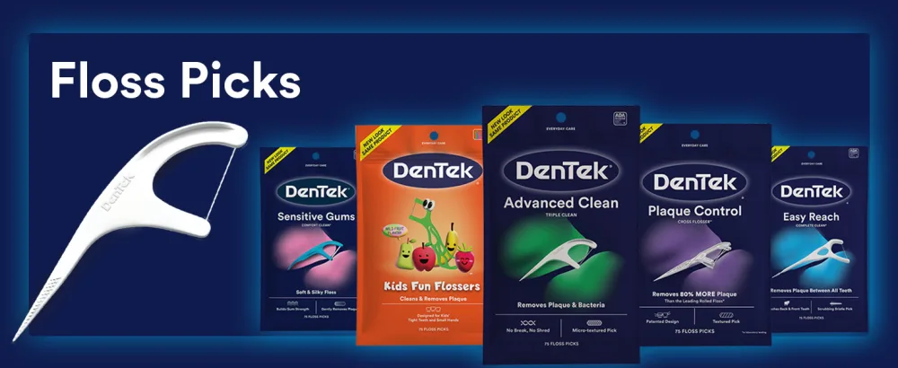 DenTek Slim Brush Interdental Cleansers Extra Tight Mouthwash Blast--32 ea by DenTek - Floss