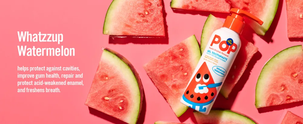 POP Kids Gel Toothpaste Whatzzup Watermelon - product information 5