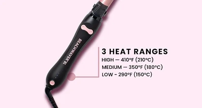 Beachwaver Midnight Rose - 3 Heat Ranges
