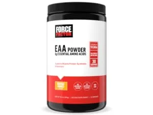 FORCE FACTOR L-Glutamine 1000mg Tablets Glutamine for Muscle Recovery Healthy Muscle Function and Immunity Vegan Non-GMO 100 Tablets - EAA Powder