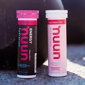Nuun Active Hydration Tablets: Tri Berry Box of 8 Tubes - Electrolytes + Caffeine