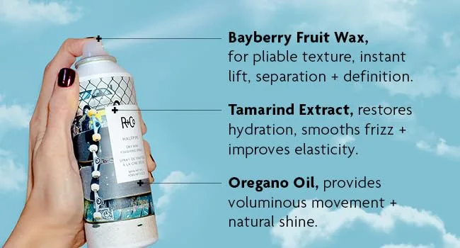 R+Co Halfpipe Dry Wax Finishing Spray | Workable Texture Buildable Hold Ultra-fine Mist | Vegan + Cruelty-Free | 5 Oz - benefits
