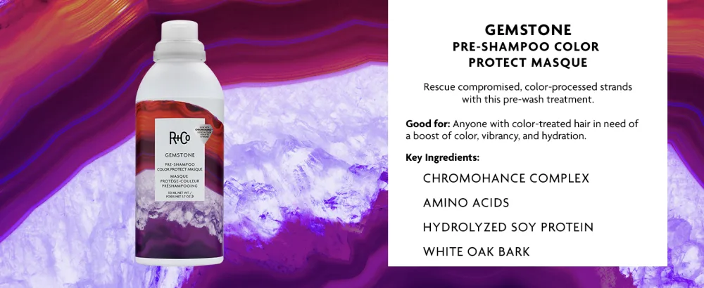 R+Co Gemstone Pre Shampoo Color Protect Masque 172 ml / 5.7 oz - r+Co gemstone pre-shampoo color protect masque
