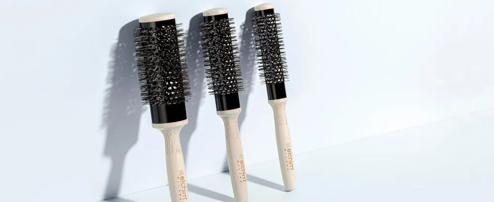 Elchim - Anemos V2 Professional Ultra Light & Quiet Hair Dryer - For all Hair Types - 1875W - Brushes smaller