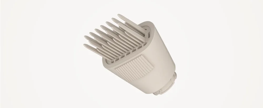 Shark XSKHD4WTCA FlexStyle Wide Tooth Comb Blow Dryer Comb Attachment for FlexStyle Air Styling & Drying System Styling Tool for Curly and Coily Hair Stone - XSKHD4WTCA