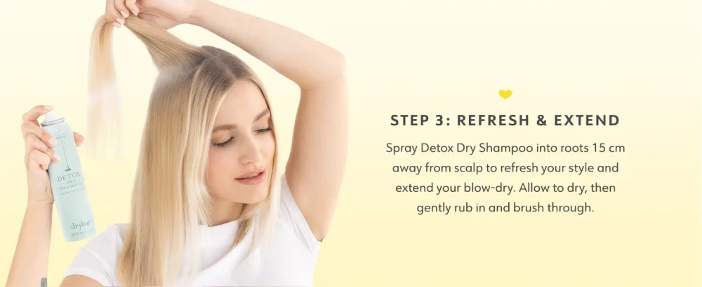 Drybar Buttercup 1875W Blow Dryer | Fast Even Drying Hair Dryer with Ionic Technology for Smooth Shiny Blowouts & Reduced Frizz - STEP 3