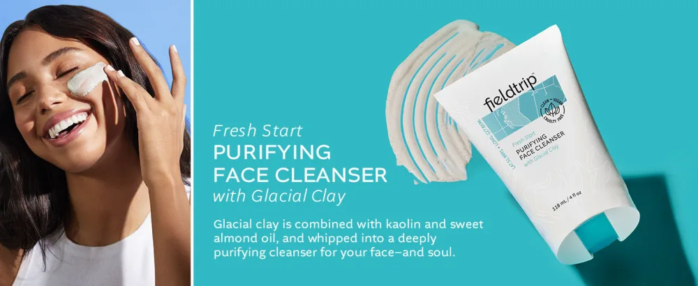 Fieldtrip Fresh Start Purifying Face Cleanser with Glacial Clay 4 fl oz  - Fresh Start Purifying Face Cleanser with Glacial Clay