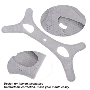 Anti Snoring Chin Strap Adjustable and Breathable Chin Strap Keep Mouth Closed Correction of Mouth Breathing Comfortable Anti Snoring Devices - 2719210040611-2