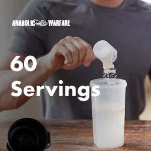 Anabolic Warfare Creatine Monohydrate Post Workout Recovery Increase Performance Sustain Loading Premium Creatine* (60 servings) - 60 servings