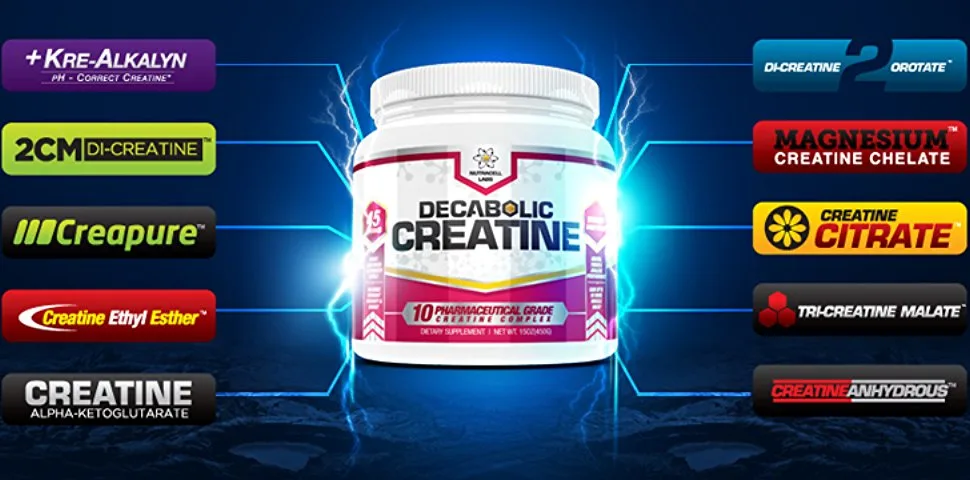 Decabolic Creatine : Advanced 10 Blend Creatine ** Pure & Micronised - Muscular Strength Growth and Development Supplement - product information 1