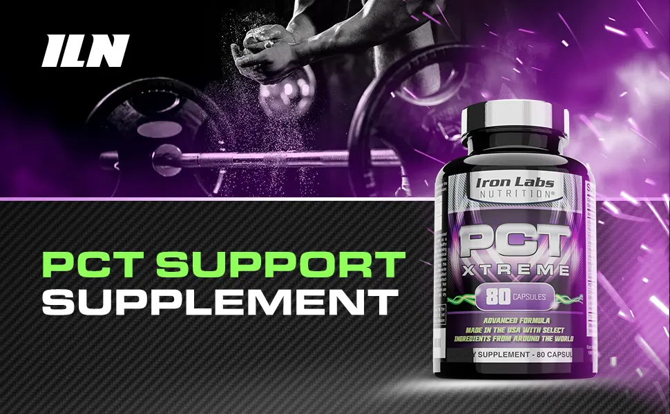Iron Labs Nutrition PCT Xtreme - PCT Supplement for Men - 4 Week Course - Post Cycle Support Booster (80 Capsules) - product information 1
