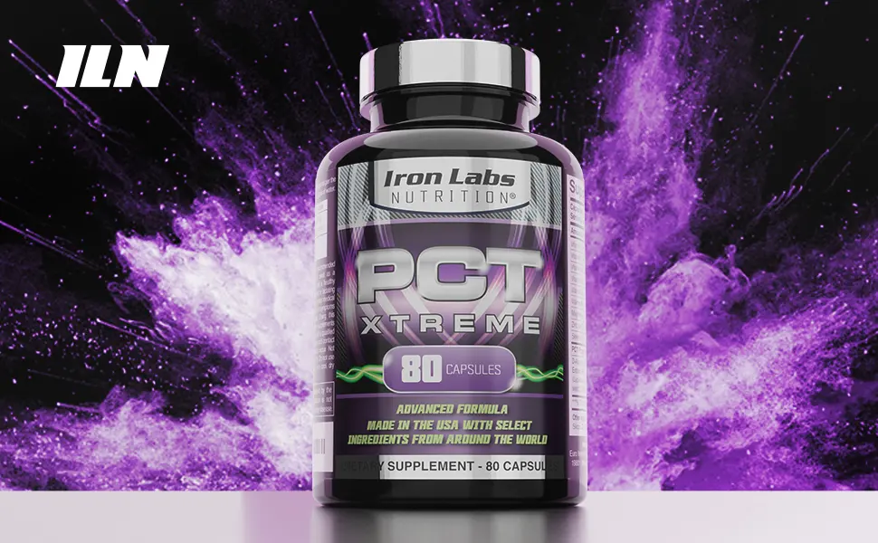 Iron Labs Nutrition PCT Xtreme - PCT Supplement for Men - 4 Week Course - Post Cycle Support Booster (80 Capsules) - post cycle therapy supplements for men