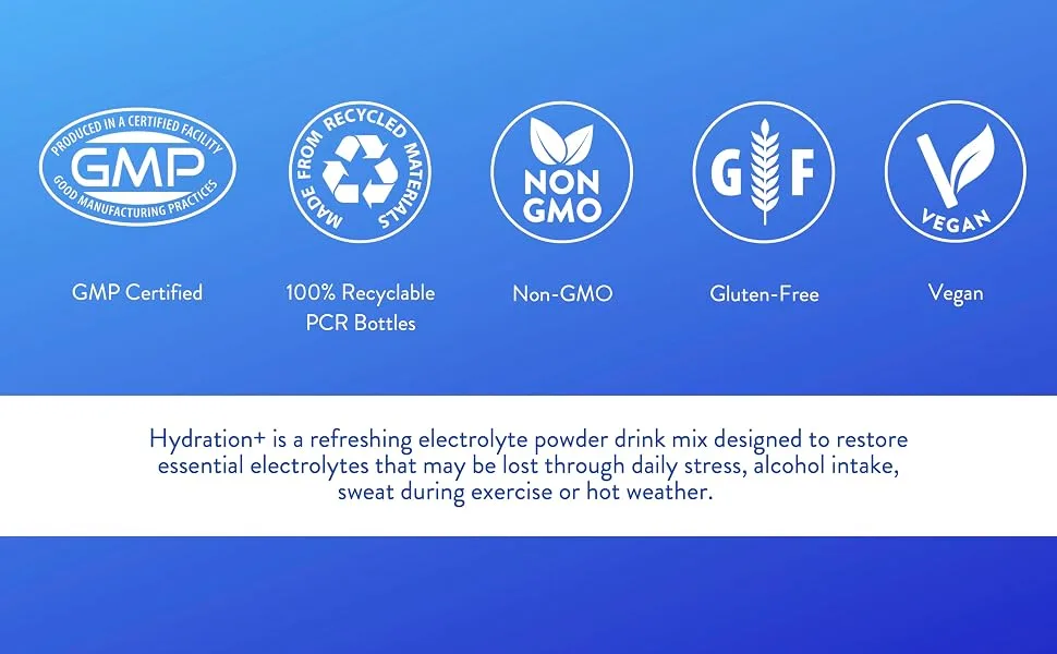 MRM Nutrition Hydration + | Orange Mango Flavored | Electrolyte Boost | Cellular Hydration | Vitamins + Electrolytes | Vegan + Gluten-Free | 15 Servings - product information 3