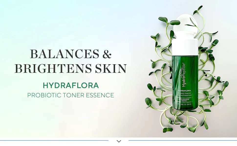 HydroPeptide HydraFlora Probiotic Toner Essence Balances and Better Skin 4 Ounce - hydropeptide hydraflora