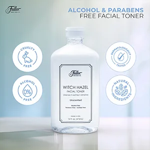 Witch Hazel Facial Toner Unscented - easy to clean