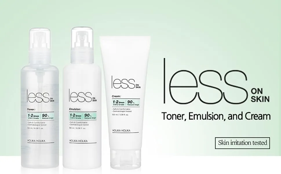 Holika Holika Less on Skin Toner 180ml 6.08fl.oz.  - head