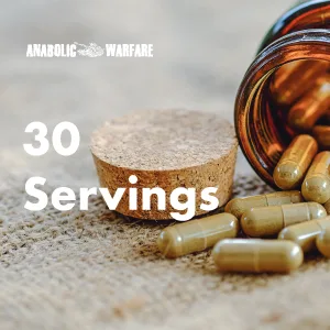 Anabolic Warfare Project Bulk Mass Building Formula Protein Synthesis Strength Muscle Definition Made with Botanicals* - 30 Servings