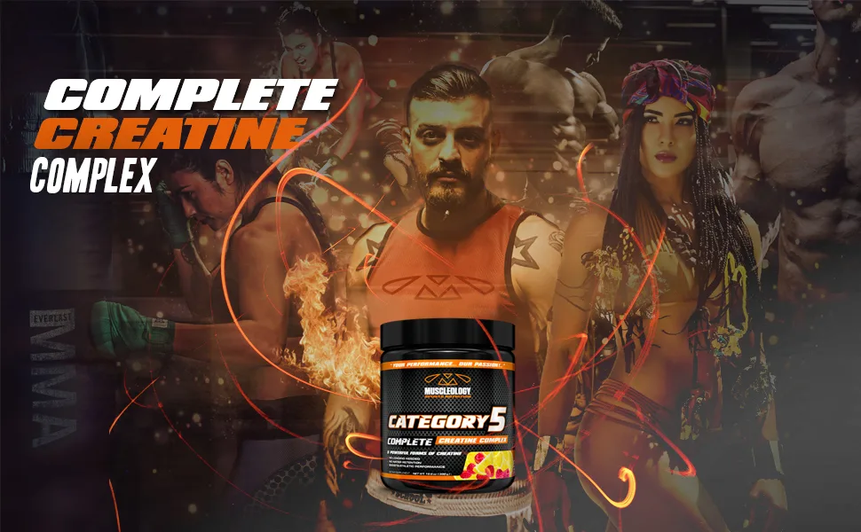 Category 5 Performance Creatine Complex - creatine muscleology muscle strength preworkout energy drink performance training betalanine fitness