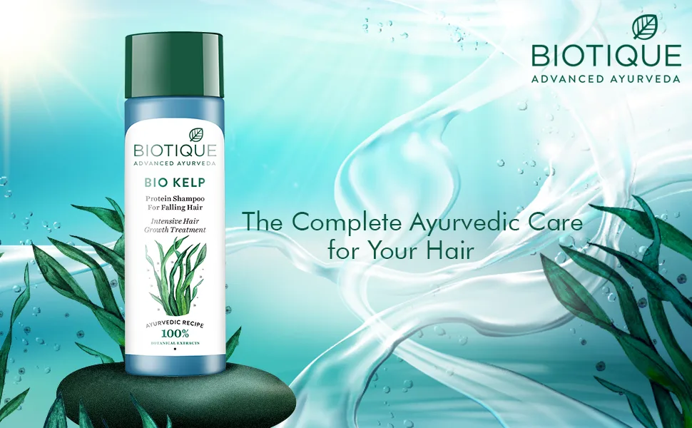 Biotique Bio Kelp Protein Shampoo For Falling Hair 190 ml - Bio Kelp 190 ml