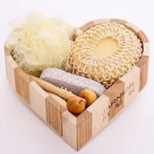 Bath Gift Set Birthday Gifts Bath & Shower Spa Basket Gift Set for Women for Body Back Legs and Foot Small - SPA BASKETS