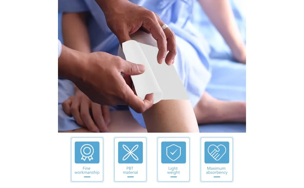 Athletic Tape 6 Rolls Gauze Mesh 15c Elasticity Accessories Pbt White Bandages - product information 1
