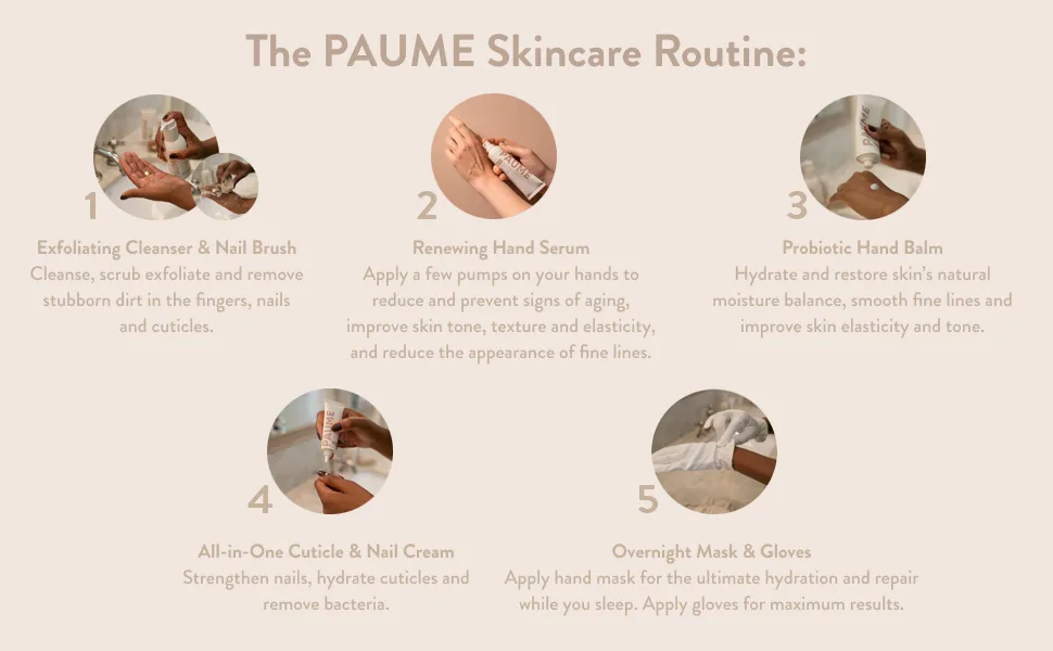 PAUME Moisturizing Antibacterial Hand Gel | 3 Fl Oz / 88 mL | Silicon & Paraben Free No Artificial Fragrances & Vegan ASIN - Skincare Routine