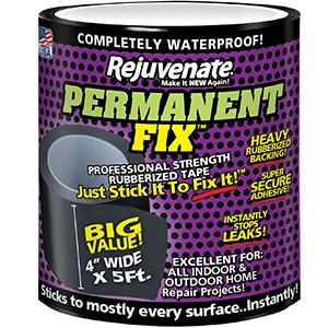 Rejuvenate Dual System Outdoor Window Cleaner & House Siding Cleaner with Hose-End Attachment - Waterproof Tape, Outdoor Tape, Flex Tape, Rubber Tape, Permanent Tape, Strong Tape, Wet Apply Tape