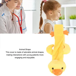 Animal Shape Plush Stethoscope Cover Easy to Use Eye Catching Design for Nurses and Doctors Suitable for Any Size Stethoscope (Duck) Duck Duck - 1411230381311-2