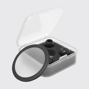 Ever Ready First Aid Pro Classic Dual Head Stethoscope for Paramedics and Nurses 4 Ear Tips Replacement Diaphragm - Black - accessories