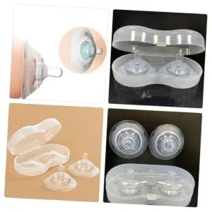 EXCEART 1 Set Breastmilk Collector Cup Breastfeeding Cover Breastfeeding Cups Newborn Shield Shield Shield for Baby Care Chest Pad - product information 4