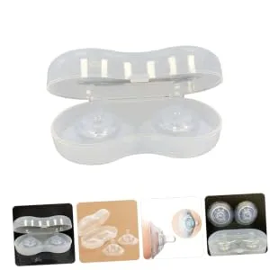 EXCEART 1 Set Breastmilk Collector Cup Breastfeeding Cover Breastfeeding Cups Newborn Shield Shield Shield for Baby Care Chest Pad - product information 5