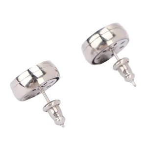 Essential Oil Diffuser Stud Earrings Essential Oil Mini Aromatherapy Stud Earrings for Women Aromatherapy Jewelry Unique Gifts (EH290-5) - 1412220192911-3