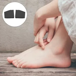 1pair Forefoot Orthopedic Sebs Accessories Black 9.7x8cm - product information 3