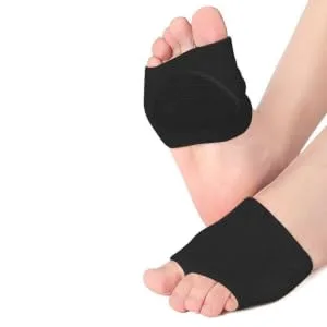 1pair Forefoot Orthopedic Sebs Accessories Black 9.7x8cm - product information 4