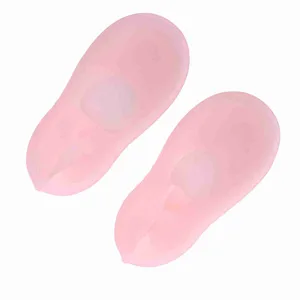 Silicone Socks 1 Pair Foot Anti Cracking Protector Foot Care Tool Prevention Socks (M) Roseate M - product information 3