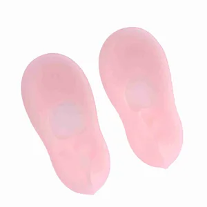 Silicone Socks 1 Pair Foot Anti Cracking Protector Foot Care Tool Prevention Socks (M) Roseate M - JM12848-02-2