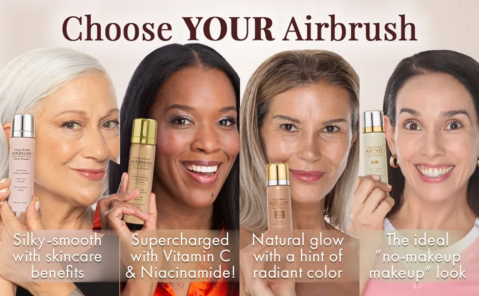 Jerome Alexander MagicMinerals AirGlow Tinted Highlighting Night Mist Illuminating Airbrush Tinted Moisturizer Spray | 2PC | Bronze Glow Bronze Glow 2 PC - AB A+ Module 4