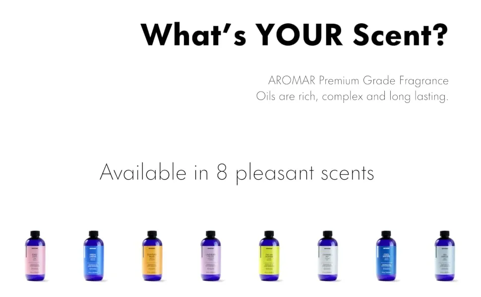 AROMAR Fresh Linen Fragrance Oil (235 ml) for Diffusers Uplifting Aroma for Aromatherapy Soap Making Candles Lotion Home Scents Linen Spray Bath Bombs Slime - bulk scent oils
