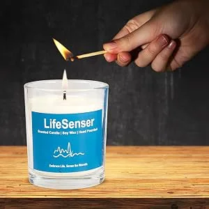 Vanilla Candles for Home Scented - 30 Hour Burn Time - Natural Soy Candles Ultra Clean Burn Aromatherapy Jar Candle (White - 10.9oz) - candles