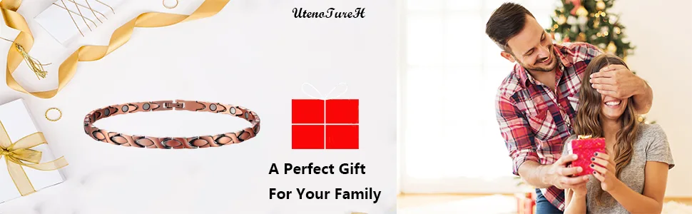Copper Magnetic Bracelet Anklet Magnetic Anklets for Women's Copper Jewelry with Adjust Tool - Women