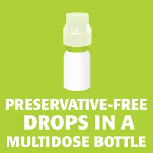 Refresh Relieva Preservative-Free Lubricant Eye Drops, 0.33 Fl Oz (Pack of 1) - Preservative-Free Drops in a Multidose Bottle
