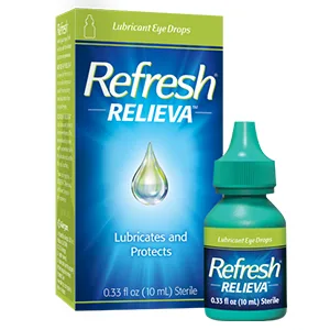 Refresh Relieva Lubricant Eye Drops, 0.33 Fl Oz Sterile, Packaging may Vary - Refresh Relieva Lubricates and Protects