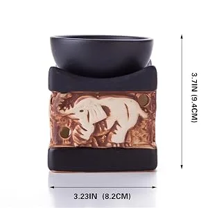 Feng Shui Zen Ceramic Essential Oil Burner Diffuser Tea Light Holder Great For Home Decoration & Aromatherapy OLBA095 - oil burner