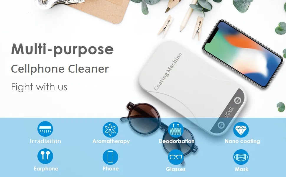 MECO Cell Phone Box with Aromatherapy Function for Large Phone Earphones Watch Jewelry Keys Small Toys and Eyeglasses - cell phone