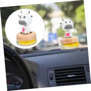Healifty 1pc Car Aromatherapy Ornaments Car Aromatherapy Decor Home Solid Balm Home Perfume Balm Decor Car Solid Balm Light Fragrance Aromatherapy Car Perfume Holder Desktop Decor Car Balm - product information 3
