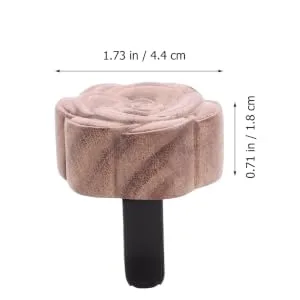 VOSAREA Aromatherapy Woodware Car Diffuser Perfume Diffuser Home Essential Oil Diffuser Aroma Diffuse Wood Car Wood Diffuser Perfume Diffuse Wood Magnet Office Household Wooden Decoration As Shown 4.40X4.40X1.80CM - product information 2