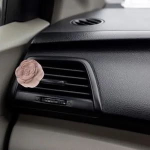 VOSAREA Aromatherapy Woodware Car Diffuser Perfume Diffuser Home Essential Oil Diffuser Aroma Diffuse Wood Car Wood Diffuser Perfume Diffuse Wood Magnet Office Household Wooden Decoration As Shown 4.40X4.40X1.80CM - product information 3