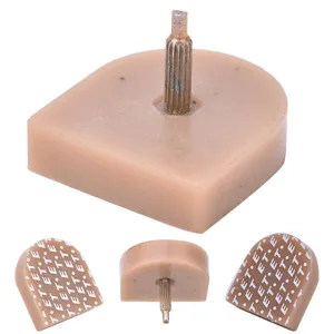 10 Pairs High Heel Tips Replacement Shoes Heel Dowel Shoe Repair Accessories (613 beige 19 * 20.5) - product information 3