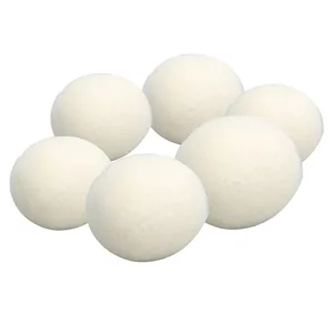 Wool Washing Balls Eliminate Odors Dehumidify Adsorb Impurities Good Traction Performance 6 Pieces High Density Dryer Balls for Home (4cm) - 1210230041111-3